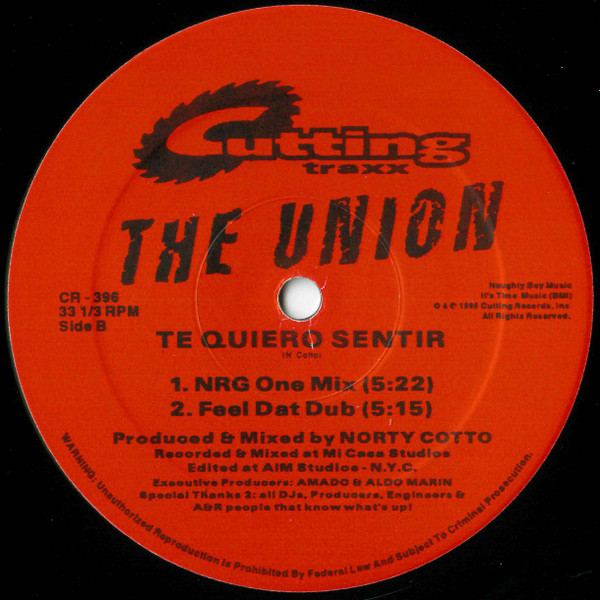 The Union - If U Don't Get It | Cutting Traxx (CR-396) - 2