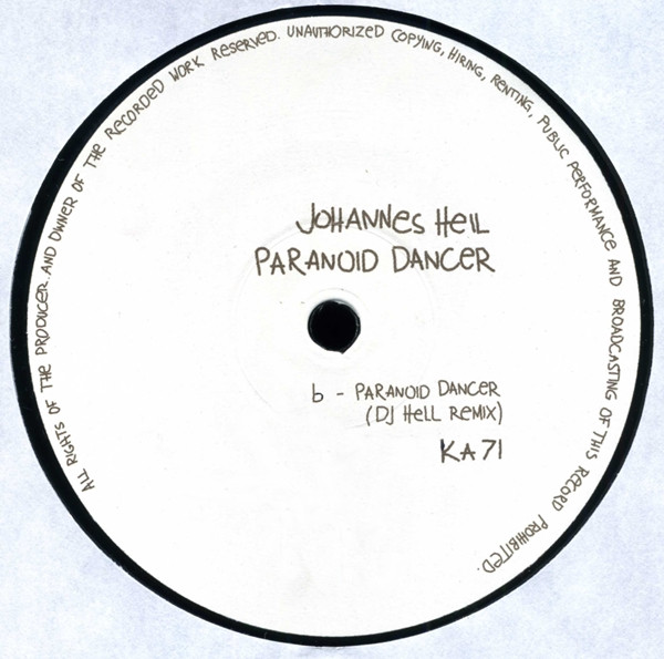 Johannes Heil - Paranoid Dancer | Kanzleramt (KA 71) - 4