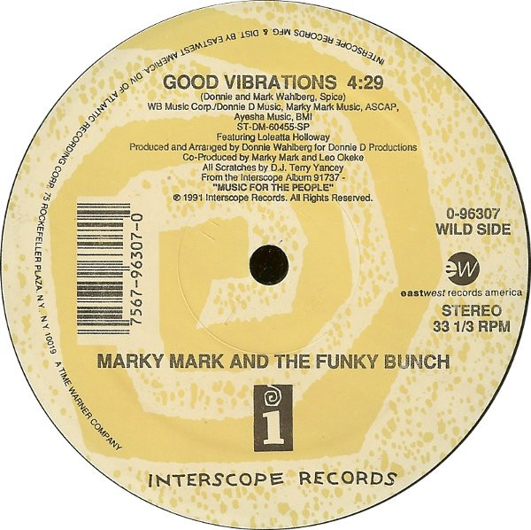Marky Mark And The Funky Bunch Featuring Loleatta Holloway - Good Vibrations | Interscope Records (0-96307) - 3 Marky Mark And The Funky Bunch Featuring Loleatta Holloway - Good Vibrations | Interscope Records (0-96307) - 3