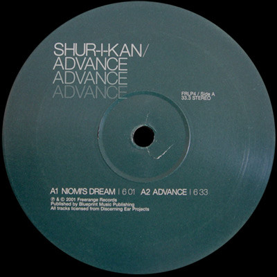 Shur-i-kan - Advance | Freerange Records (FRLP4) - 3