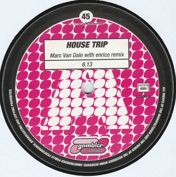 DJ Paul One vs. Dave Scott - House Trip | Gambler Records (G1006-6) - 3