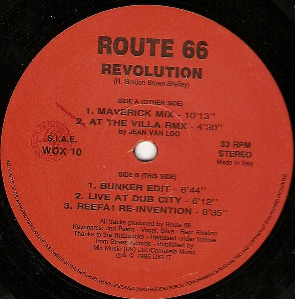 Route 66 - Revolution | WOX Records (WOX 10)