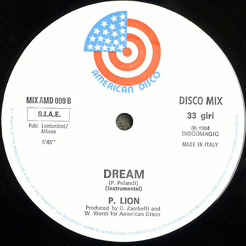 P. Lion - Dream | American Disco (MIX AMD 009) - 4