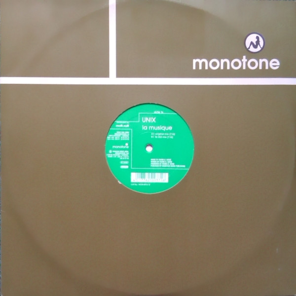 Unix - La Musique | Monotone Records (MON-0010-12) - 3 Unix - La Musique | Monotone Records (MON-0010-12) - 3