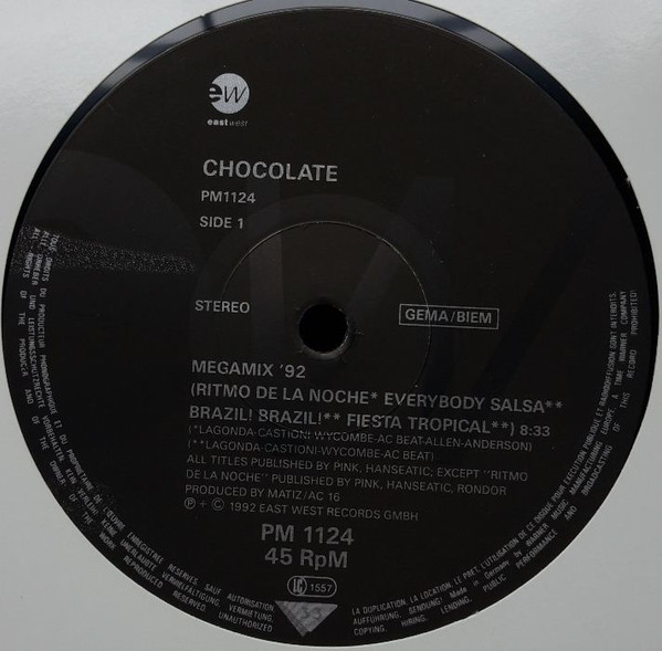 Chocolate - Fiesta Tropical | EastWest (PM 1124)