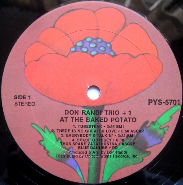 Don Randi Trio + 1 - At The Baked Potato | Poppy (PYS-5701) - 3 Don Randi Trio + 1 - At The Baked Potato | Poppy (PYS-5701) - 3