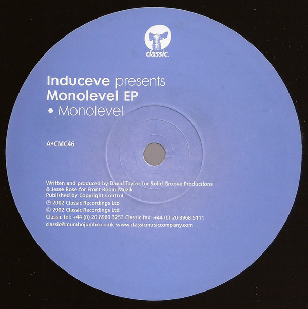 Induceve - Monolevel EP | Classic (CMC46) - 3