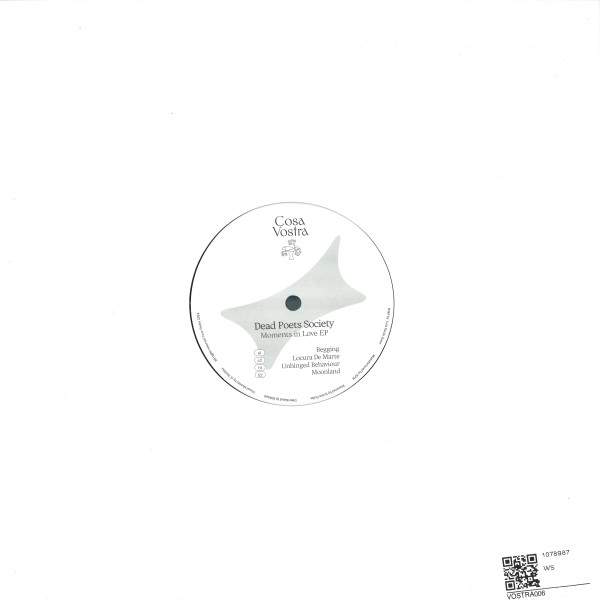 Dead Poets Society - Moments In Love EP | Cosa Vostra (VOSTRA006) - 2 Dead Poets Society - Moments In Love EP | Cosa Vostra (VOSTRA006) - 2