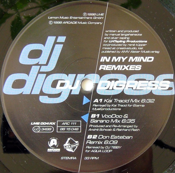 DJ Digress - In My Mind (Remixes) | L.M.E. Records (LME 004 RX) - 2