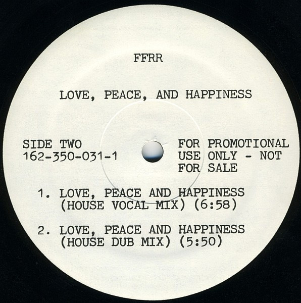 Soul Solution - Love, Peace And Happiness | FFRR (162-350-031-1) - 2 Soul Solution - Love, Peace And Happiness | FFRR (162-350-031-1) - 2