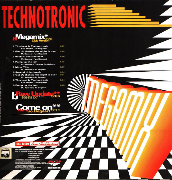 Technotronic - Megamix | ARS/Clip Records (145 716-5) - 2