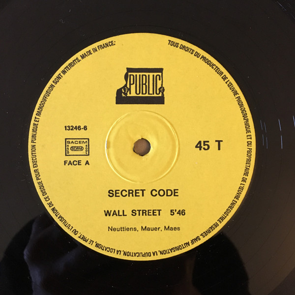 Secret Code - Wall Street | Public (13246-6) - 3
