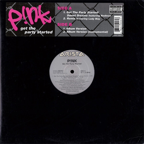 P!nk - Get The Party Started | Arista (07822-15016-1)