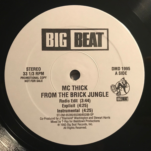 MC Thick - From The Brick Jungle | Big Beat (DMD 1995) - 2 MC Thick - From The Brick Jungle | Big Beat (DMD 1995) - 2