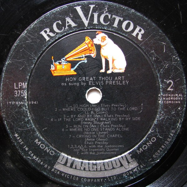Elvis Presley - How Great Thou Art | RCA Victor (LPM-3758) - 4 Elvis Presley - How Great Thou Art | RCA Victor (LPM-3758) - 4