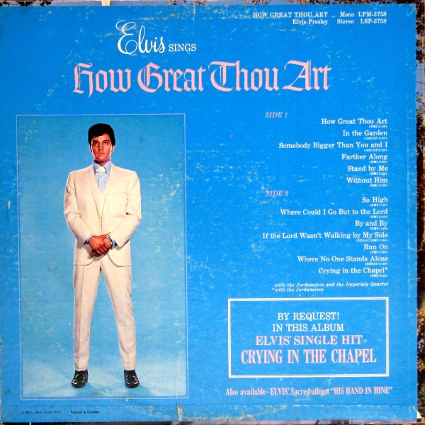 Elvis Presley - How Great Thou Art | RCA Victor (LPM-3758) - 2 Elvis Presley - How Great Thou Art | RCA Victor (LPM-3758) - 2