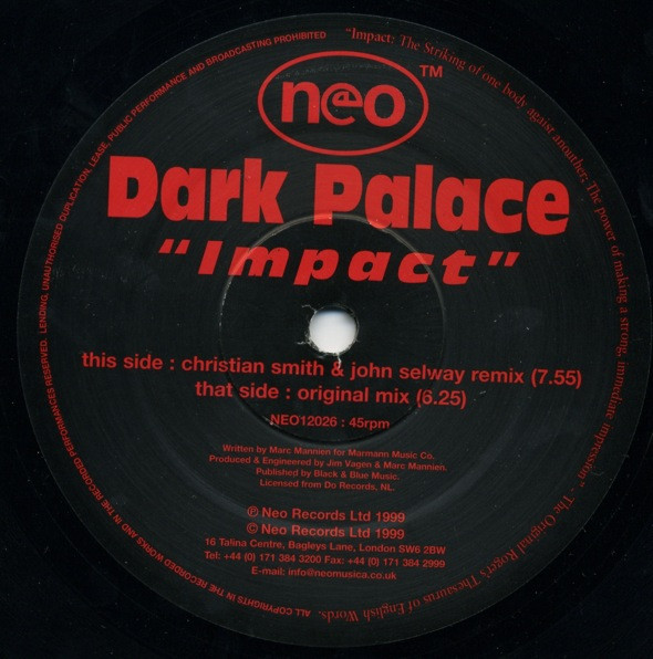 Dark Palace - Impact | Neo (NEO12026)
