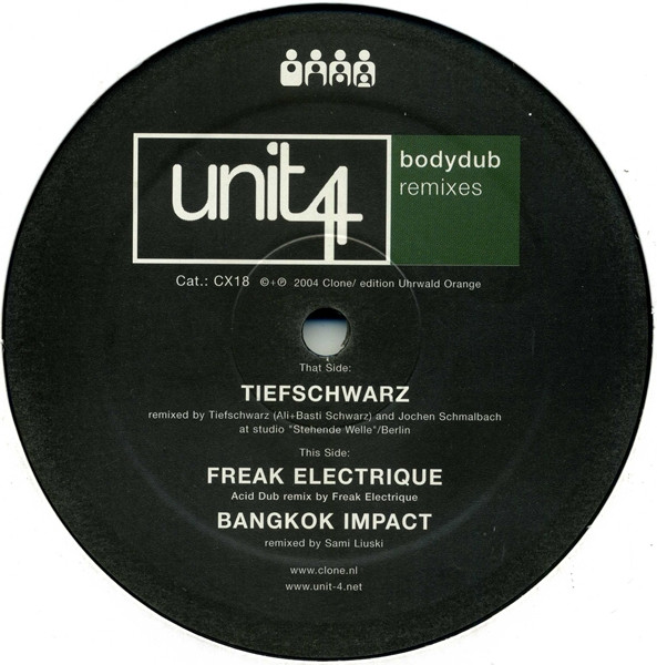 Unit 4 - Bodydub (Remixes) | Clone (CX18) - main Unit 4 - Bodydub (Remixes) | Clone (CX18) - main