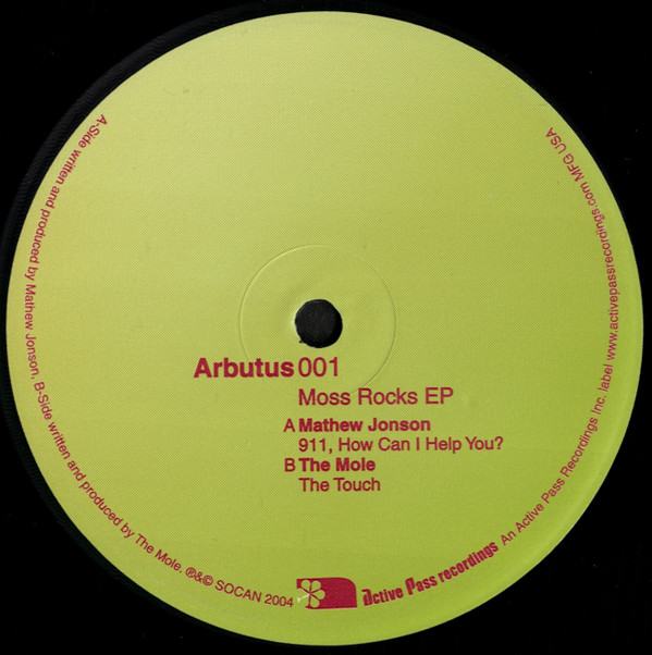 Mathew Jonson & The Mole - Moss Rocks EP | Arbutus (ARB001) - main