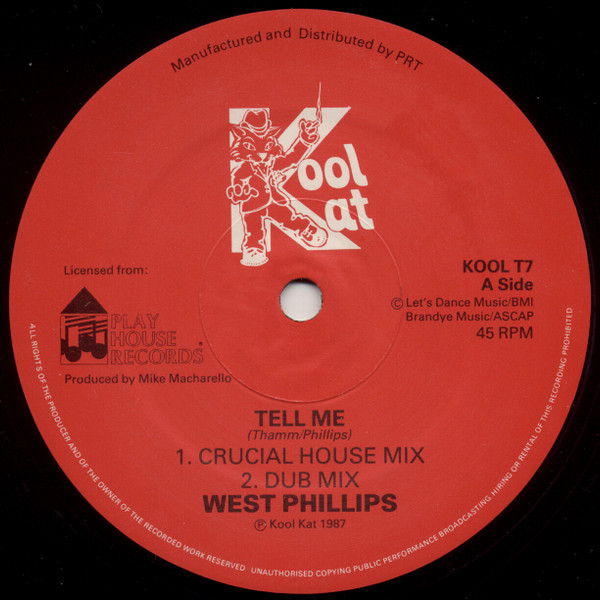 West Phillips - Tell Me | Kool Kat (KOOL T7) - main West Phillips - Tell Me | Kool Kat (KOOL T7) - main