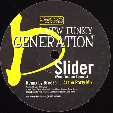 A New Funky Generation - Slider | Sleek City Records (SC 1001) - main