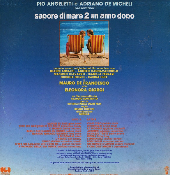 Various - Sapore Di Mare 2 Un Anno Dopo | CGD (COM 20378) - 2 Various - Sapore Di Mare 2 Un Anno Dopo | CGD (COM 20378) - 2