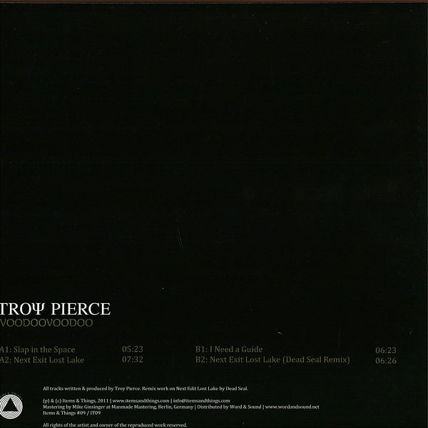 Troy Pierce - Voodoovoodoo | Items & Things (IT09) - 2 Troy Pierce - Voodoovoodoo | Items & Things (IT09) - 2