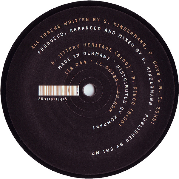 Einmusik - Jittery Heritage EP (Part Two) | Italic (ITA 044) - 2