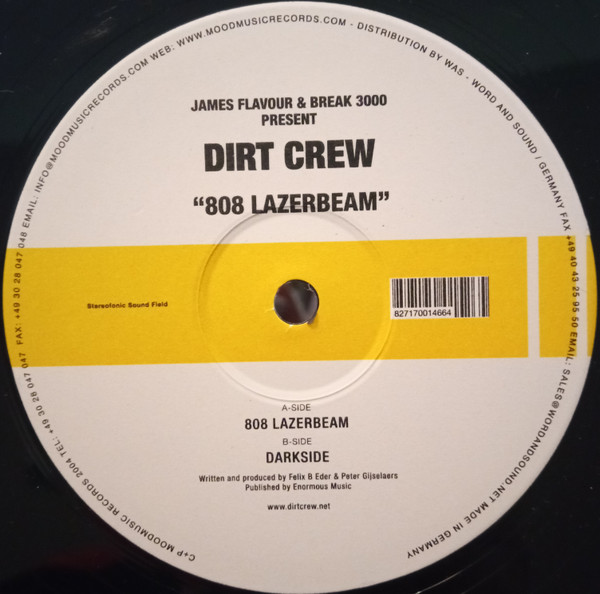James Flavour & Break 3000 Present Dirt Crew - 808 Lazerbeam | Moodmusic (MOODMUSIC 027)