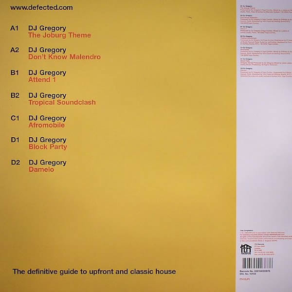 DJ Gregory - In The House (Part One) | ITH Records (ITH10LP1) - 2 DJ Gregory - In The House (Part One) | ITH Records (ITH10LP1) - 2