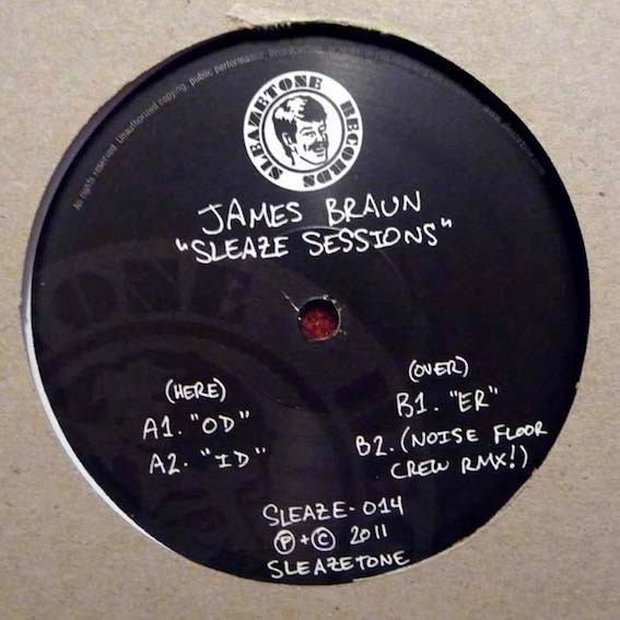 James Braun - Sleaze Sessions | Sleazetone Records (SLEAZE-014)