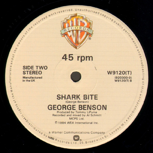 George Benson - 20/20 (Jellybean Remix) | Warner Bros. Records (W9120(T)) - 4 George Benson - 20/20 (Jellybean Remix) | Warner Bros. Records (W9120(T)) - 4