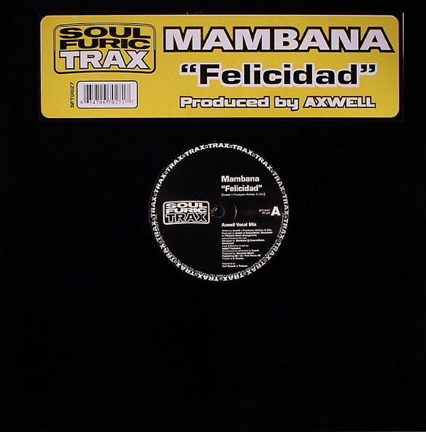Mambana - Felicidad | Soulfuric Trax (SFT-0027) - main Mambana - Felicidad | Soulfuric Trax (SFT-0027) - main