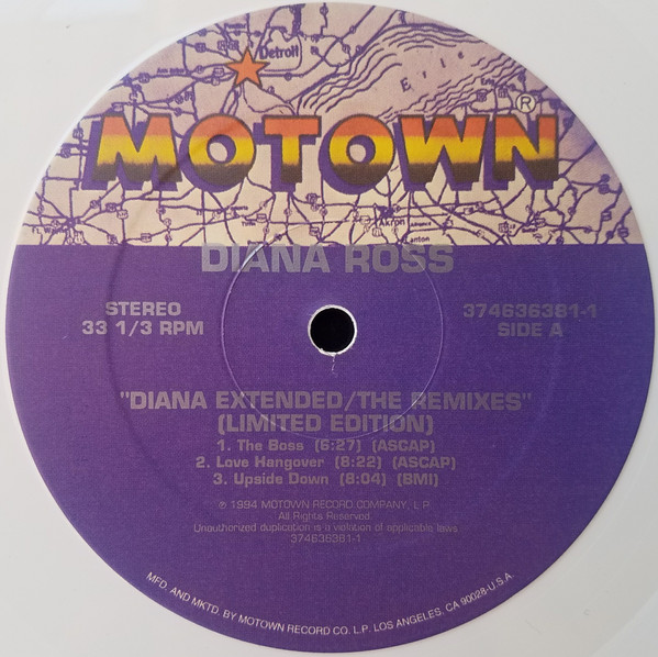 Diana Ross - Diana Extended / The Remixes | Motown (374 636 381-1) - 3 Diana Ross - Diana Extended / The Remixes | Motown (374 636 381-1) - 3