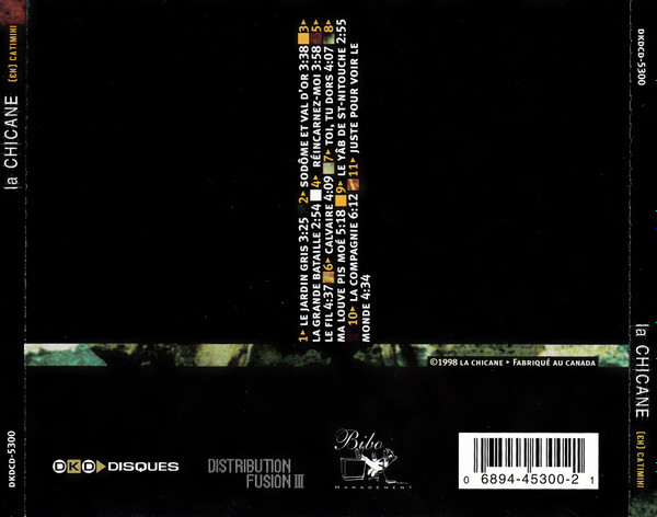 La Chicane - [En] Catimini | DKD Disques (DKDCD-5300) - 2