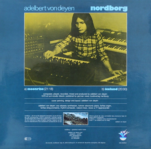Adelbert Von Deyen - Nordborg | Sky Records (sky 029) - 2