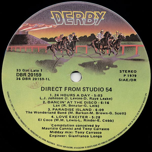 Various - Direct From Studio 54 | Derby (DBR 20159) - 2 Various - Direct From Studio 54 | Derby (DBR 20159) - 2