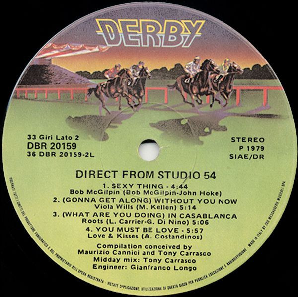 Various - Direct From Studio 54 | Derby (DBR 20159) - 3 Various - Direct From Studio 54 | Derby (DBR 20159) - 3