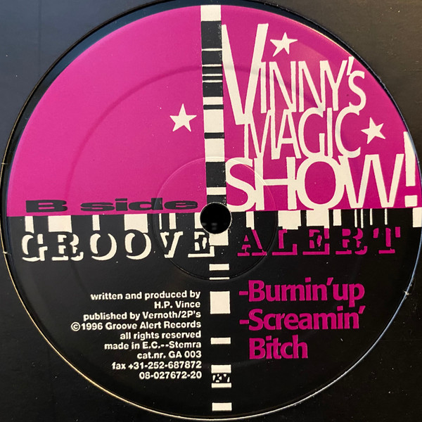 Vinny - Vinny's Magic Show | Groove Alert Records (GA 003) - 2