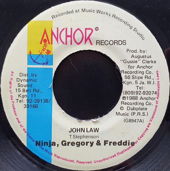 Ninja , Gregory & Freddie - John Law | Anchor Records (G8947)