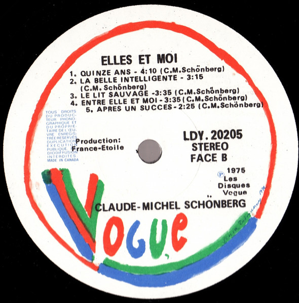 Claude-Michel Schönberg - Elles Et Moi | Melba (LDY-20205) - 4