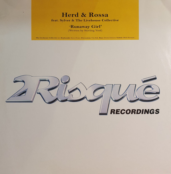 Herd & Rossa - Runaway Girl | 2Risque Recordings (2 RIS 002) - main