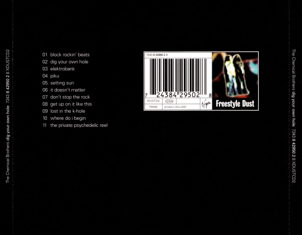 The Chemical Brothers - Dig Your Own Hole | Freestyle Dust (XDUSTCD2) - 2 The Chemical Brothers - Dig Your Own Hole | Freestyle Dust (XDUSTCD2) - 2