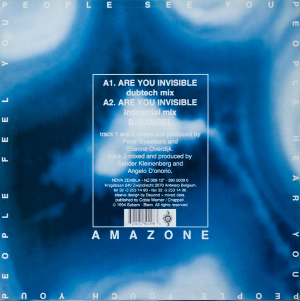 Amazone - Are You Invisible | Nova Zembla (NZ 009) - 2