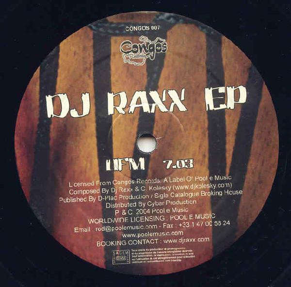 DJ Raxx - EP | Congos Records (Congos 007) - 2