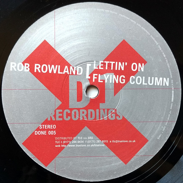 Rob Rowland - Lettin' On | D1 Recordings (DONE005) - 2