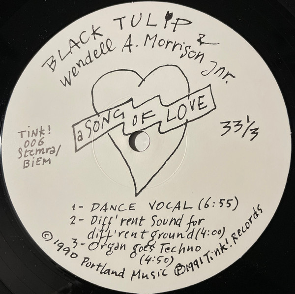 Black Tulip & Wendell Morrison - A Song Of Love | Tink! Records (Tink! 006) - 2