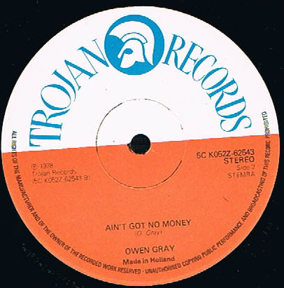Owen Gray - Fire In A Trenchtown | Trojan Records (5C K 052Z-62543) - 4
