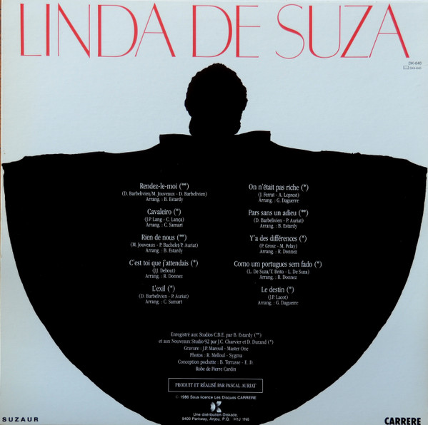 Linda De Suza - Rendez-Le Moi | Carrere (DK-640) - 2