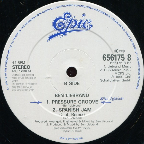 Ben Liebrand - I Wish | Epic (656175 8) - 4 Ben Liebrand - I Wish | Epic (656175 8) - 4